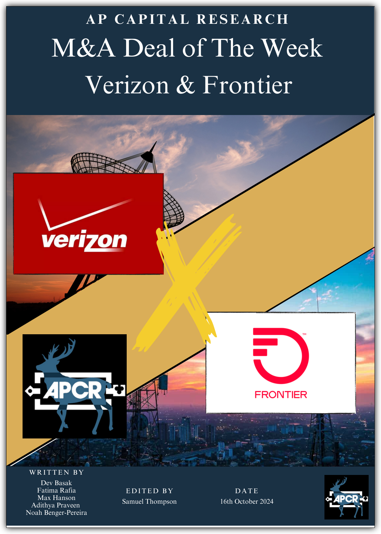 M&A Deal of the Week - Verizon X Frontier